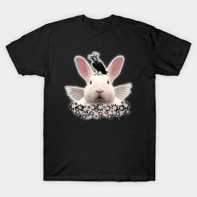 BUNNY and the RAVEN T-Shirt by SquishyTees Galore!